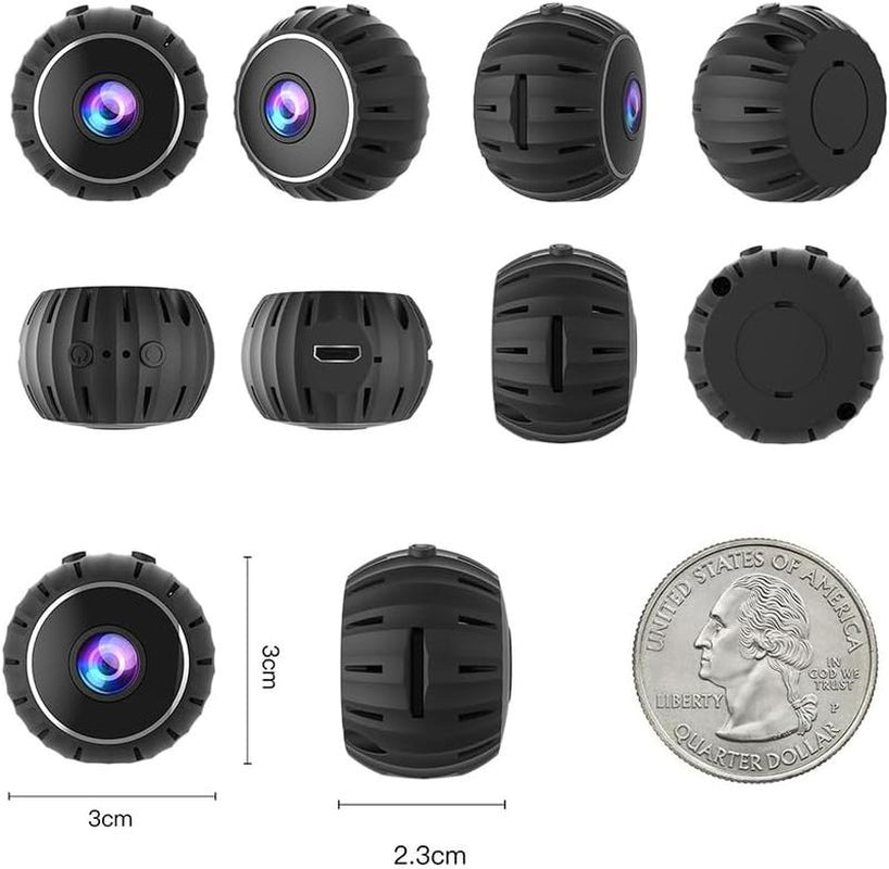 Mini Wifi Magnetic Security Camera, 960P HD Video Recording Camera, Night Vision Wireless Security Cameras, Office & Car Monitoring, Wifi Indoor Camera, Wireless Surveillance Camera